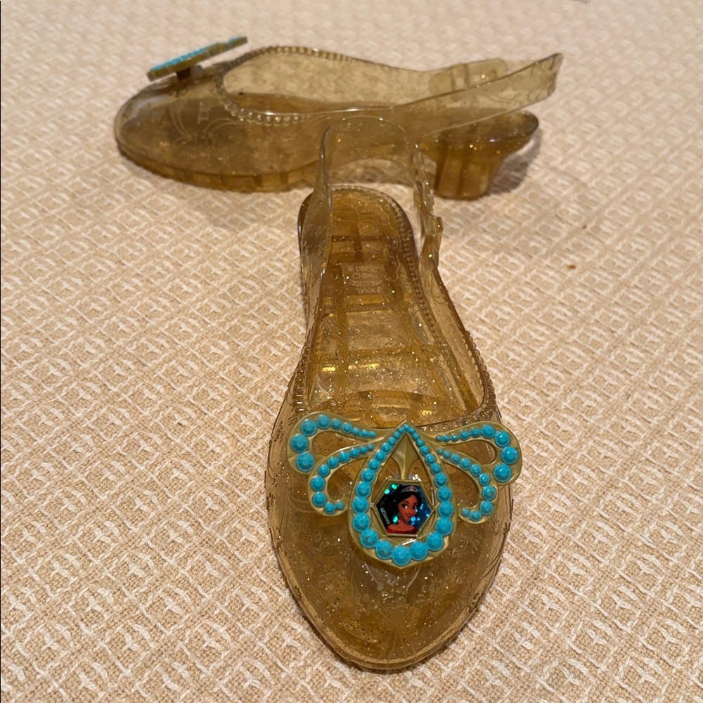 Disney Princess Elena of Avalor Plastic Dress Up Shoes Costume - Picture 9 of 16